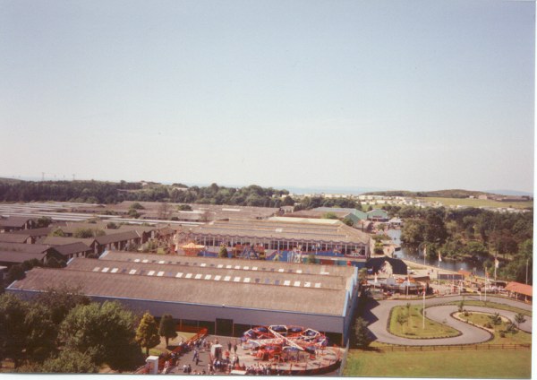 View from the top of the Boomerang Coaster