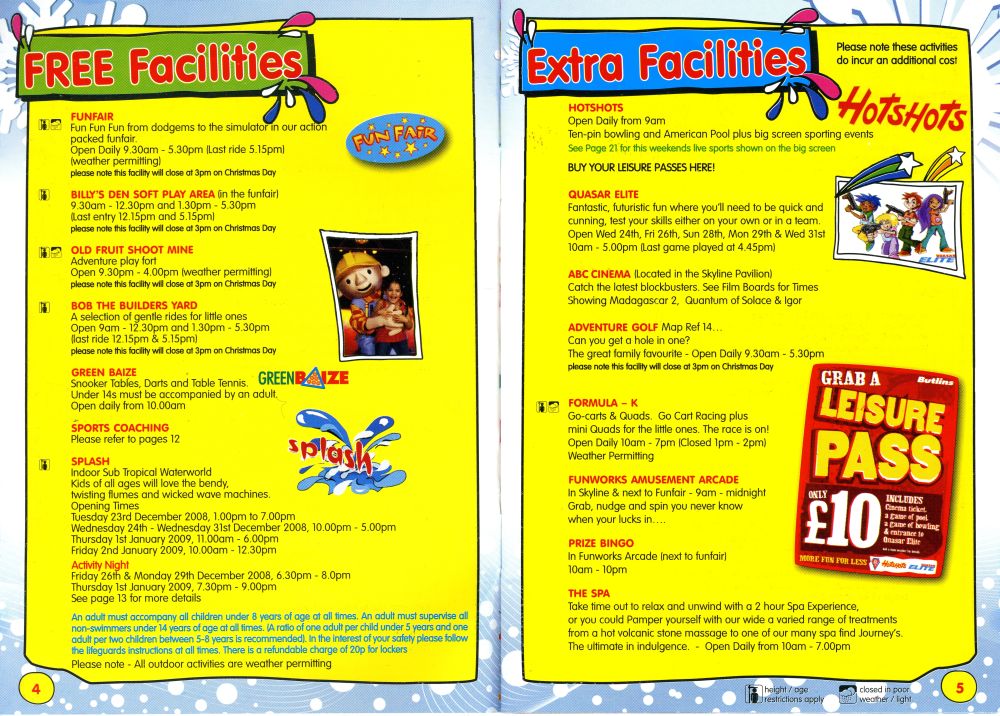 Pages 4 & 5 - Facilities