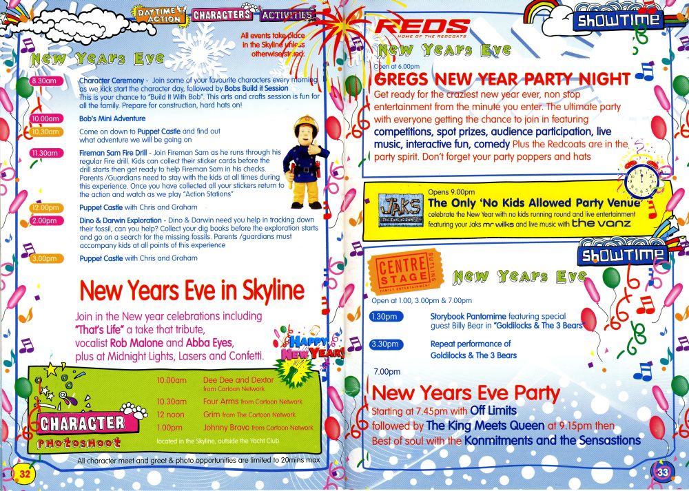 Pages 32 & 33 - New Years Eve