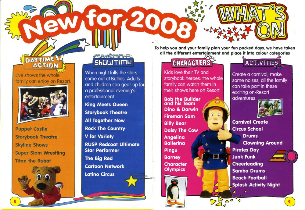 Pages 8 & 9 - New for 2008