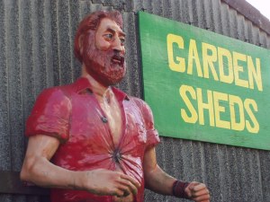 Skegness Giant by the Garden Sheds