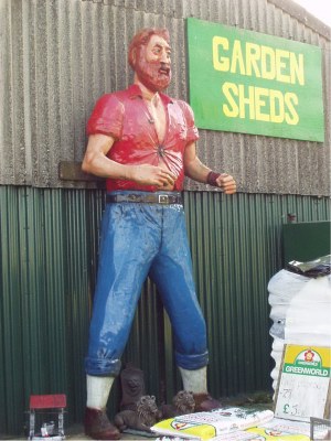 Skegness Giant by the Garden Sheds