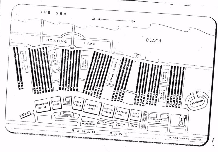 Skegness Map from the 1940s