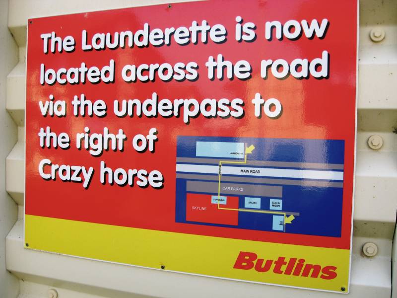 Launderette Sign